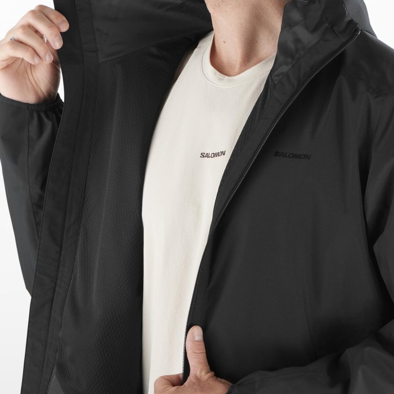 Куртка Salomon Outscape 2L M - чорна