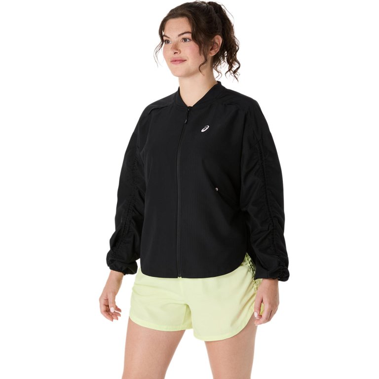 Куртка Asics Nagino Run Adjustable Jacket W - чорна