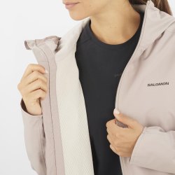 Куртка Salomon Outscape 2L W - бежевf
