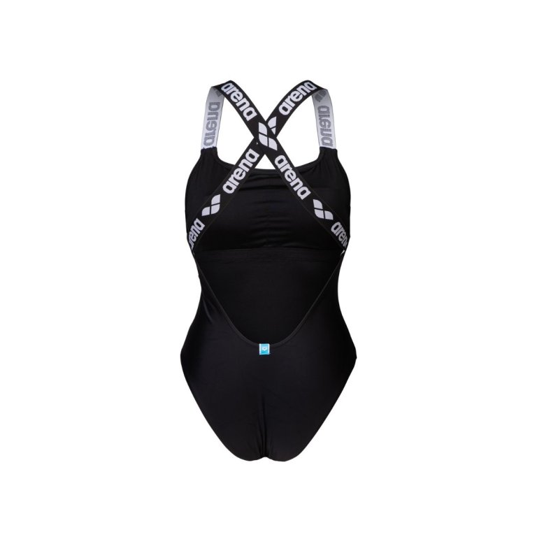 Plavky Arena Elastic Solid Swimsuit W - černá