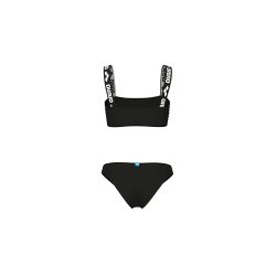 Plavky Arena Elastic Solid Bikini Bandeau W - černá