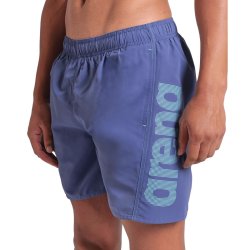 Plavky Arena Fundamentals Logo Boxer M - modrá