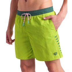 Plavky Arena Team Stripe Beach Boxer M - zelená