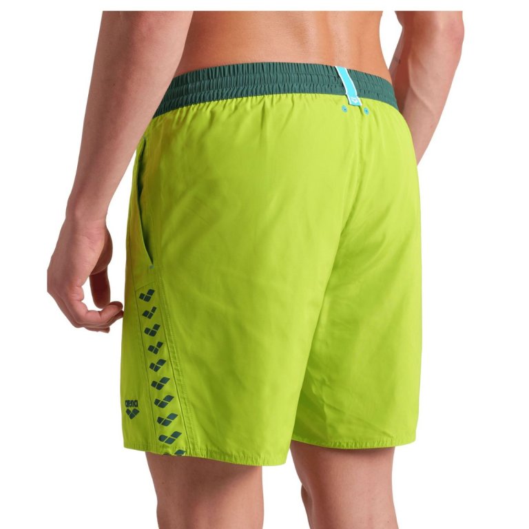 Plavky Arena Team Stripe Beach Boxer M - zelená