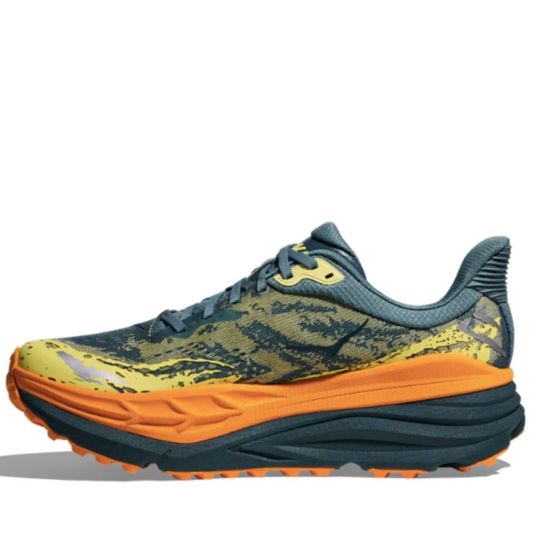 Кросівки Hoka Stinson 7 M - зелено/помаранчеві