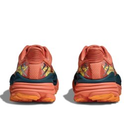 Кросівки Hoka Stinson 7 W - помаранчево/зелені