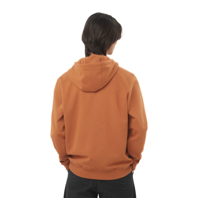 Худі Salomon Logo FZ Hoodie M - помаранчеве