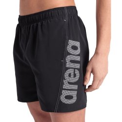 Plavky Arena Fundamentals Logo Boxer M - čierna