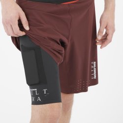 Шорти Salomon S/LAB Ultra 2In1 Short M - коричневі