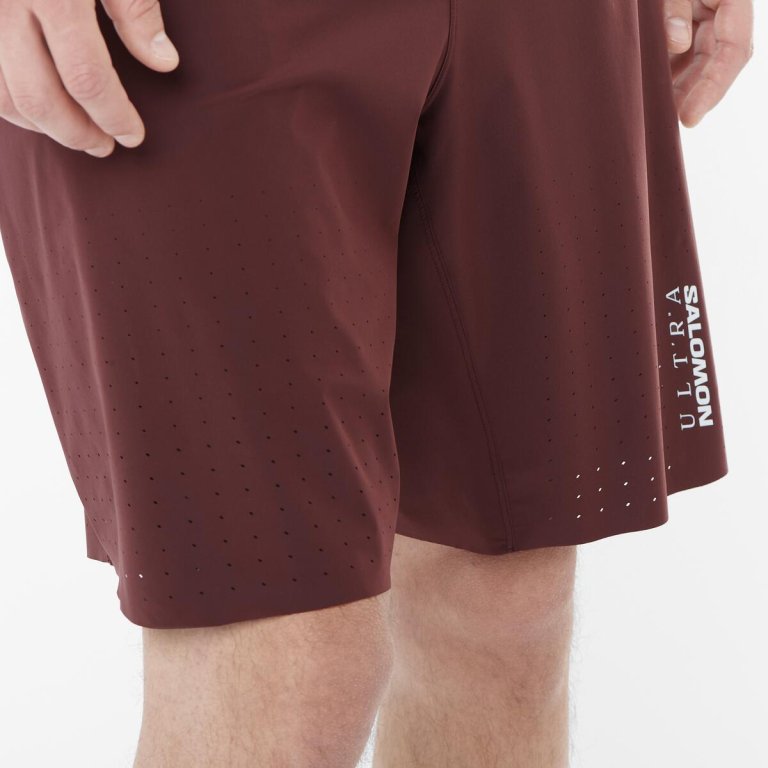 Шорти Salomon S/LAB Ultra 2In1 Short M - коричневі