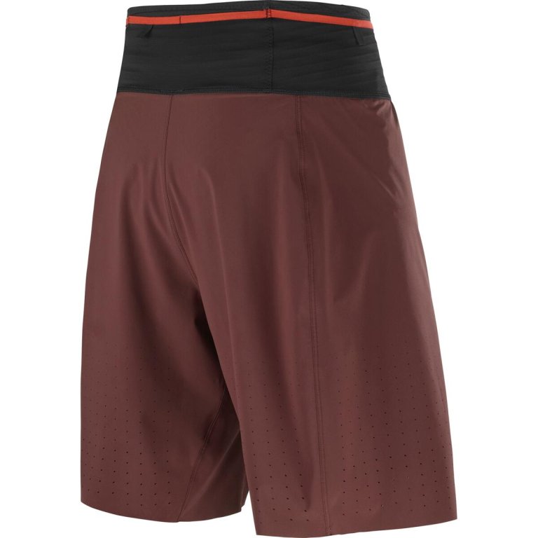 Шорти Salomon S/LAB Ultra 2In1 Short M - коричневі