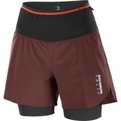 Шорти Salomon S/LAB Ultra 2In1 Short W - коричневі