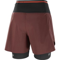 Шорти Salomon S/LAB Ultra 2In1 Short W - коричневі