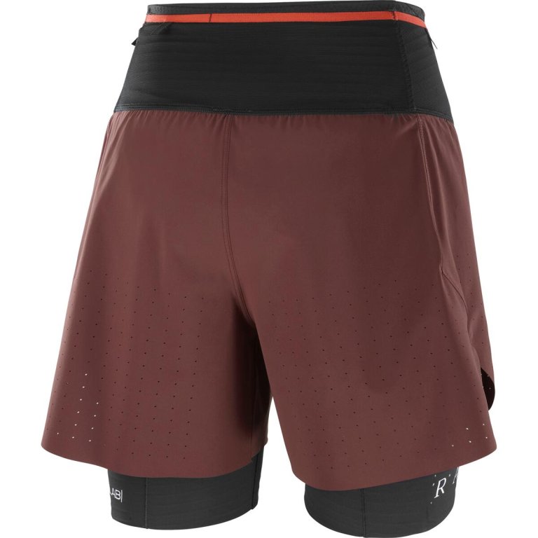 Шорти Salomon S/LAB Ultra 2In1 Short W - коричневі