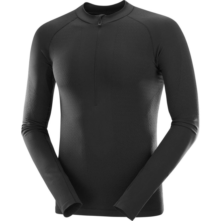 Футболка Salomon S/LAB Ultra Seamless Tee LS - чорна