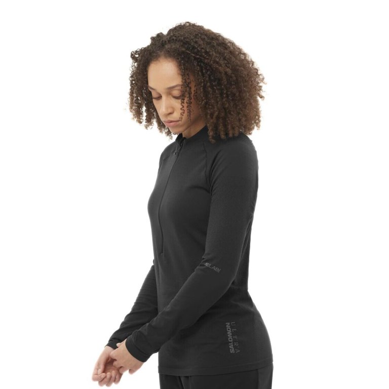Футболка Salomon S/LAB Ultra Seamless Tee LS - чорна