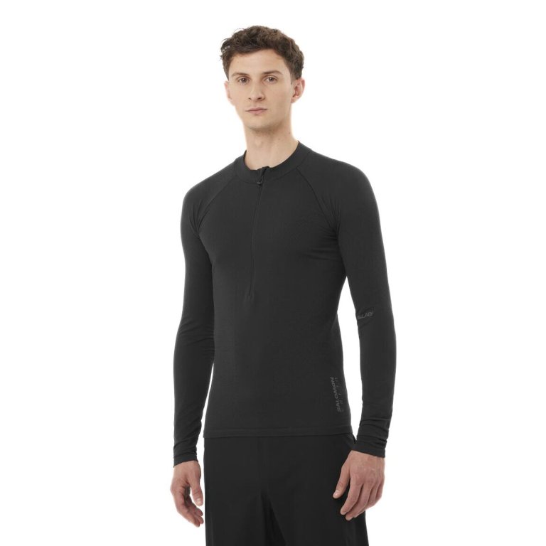 Футболка Salomon S/LAB Ultra Seamless Tee LS - чорна
