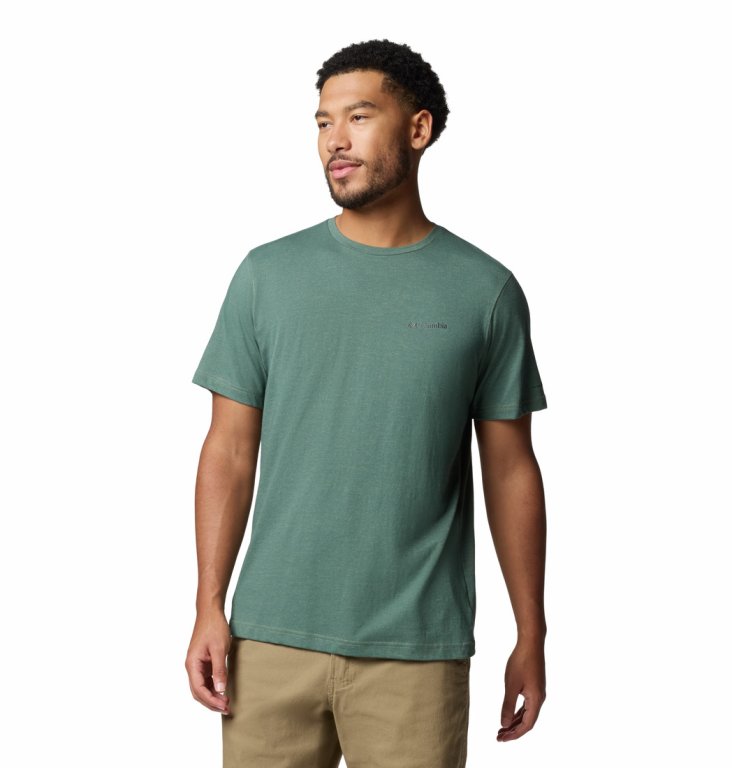 Футболка Columbia Thistletown Hills™ Short Sleeve M - зелено/синя