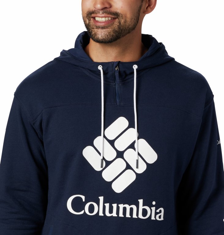 Кофта з французької махрової тканини Columbia Lodge™ - синій/білий