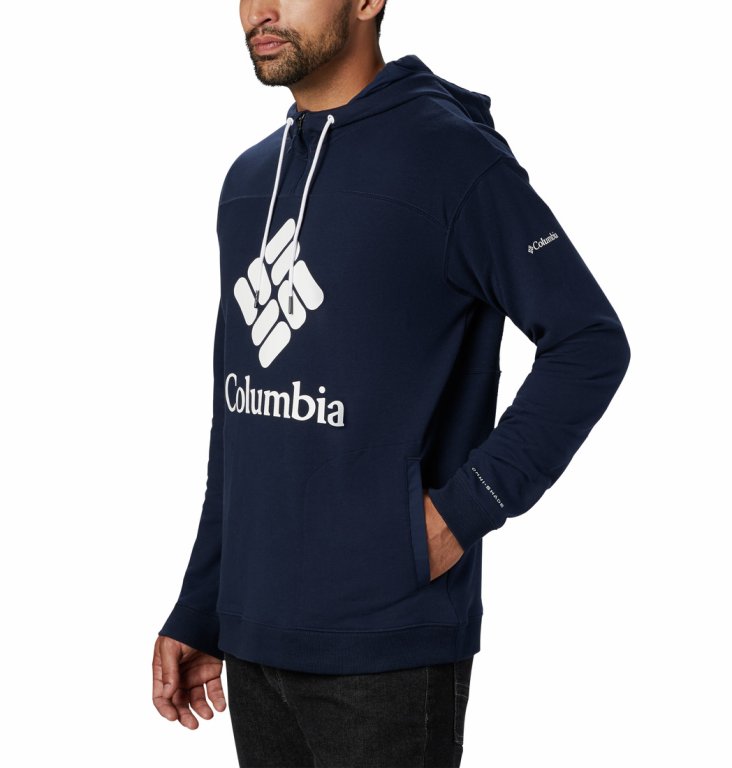 Кофта з французької махрової тканини Columbia Lodge™ - синій/білий