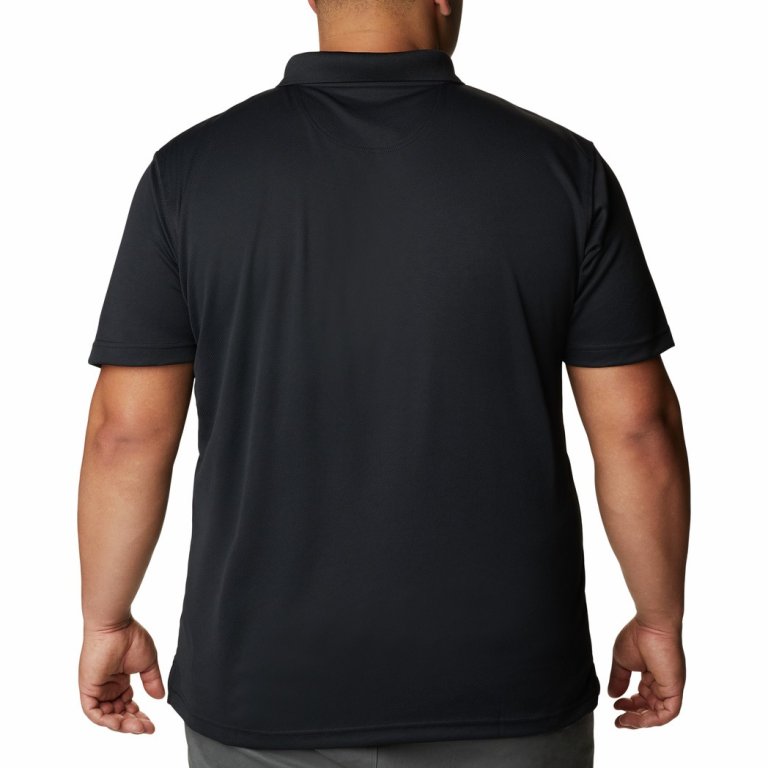 Футболка Columbia Utilizer™ Polo M (плюс розмір) - чорна