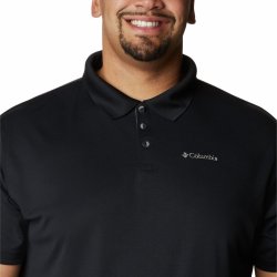 Футболка Columbia Utilizer™ Polo M (плюс розмір) - чорна
