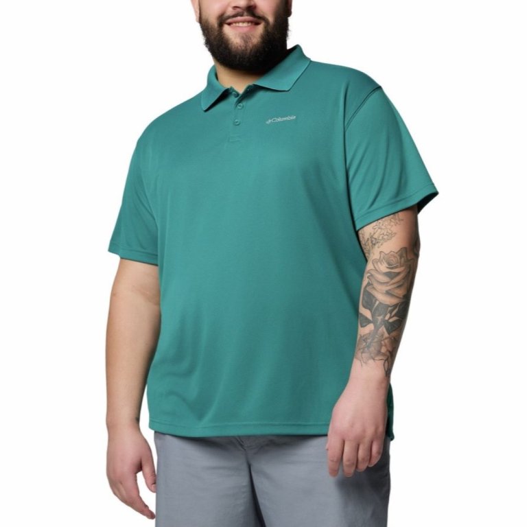 Футболка Columbia Utilizer™ Polo M (плюс розмір) - синя