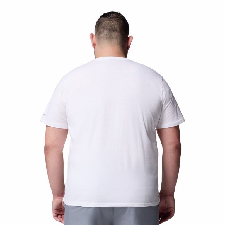 Футболка Columbia CSC™ Seasonal Logo Tee M (великий розмір) - біла