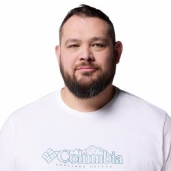 Футболка Columbia CSC™ Seasonal Logo Tee M (великий розмір) - біла