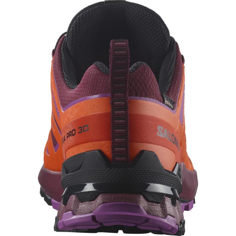 Кросівки Salomon Xa Pro 3D V9 GTX W - помаранчево/фіолетові