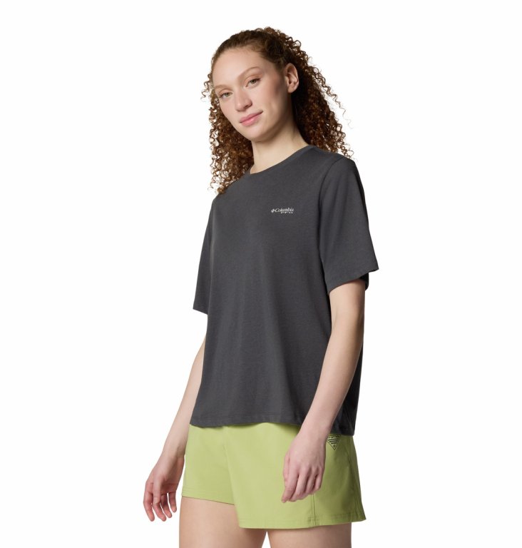 Футболка Columbia PFG Uncharted™ Graphic Tee W - сіра
