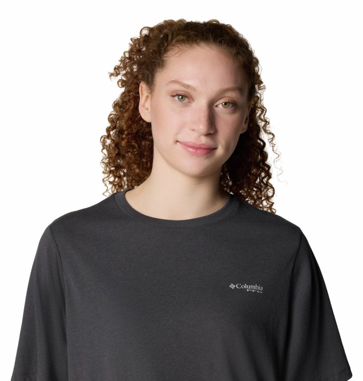 Футболка Columbia PFG Uncharted™ Graphic Tee W - сіра