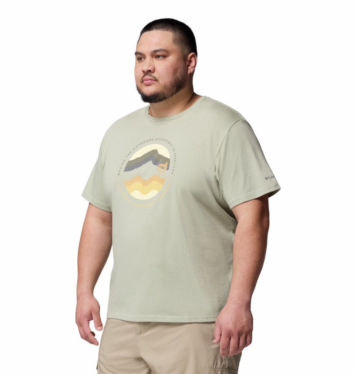 Футболка Columbia Path Lake™ Graphic Tee II M - бежева (великий розмір)