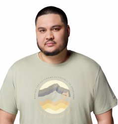 Футболка Columbia Path Lake™ Graphic Tee II M - бежева (великий розмір)