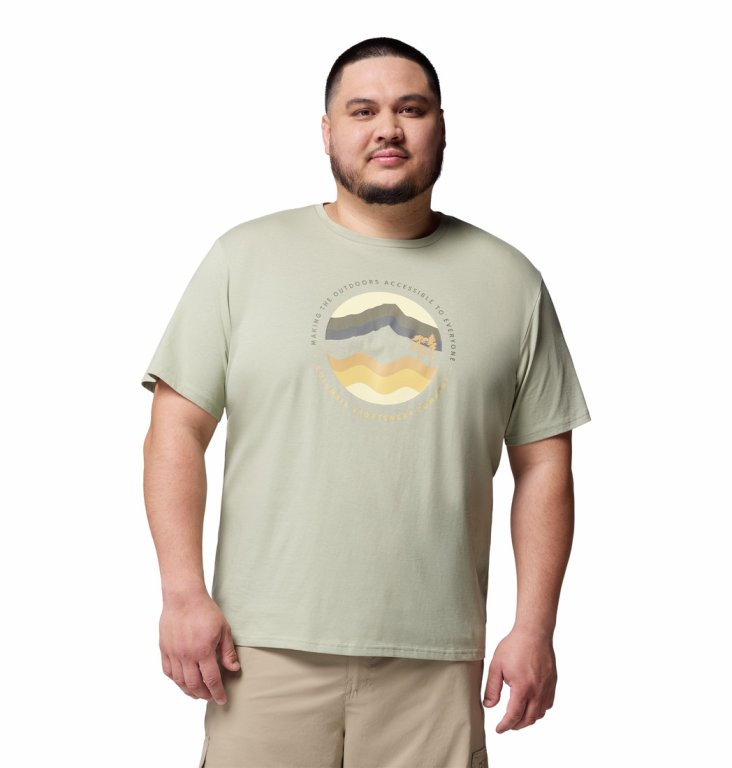 Футболка Columbia Path Lake™ Graphic Tee II M - бежева (великий розмір)