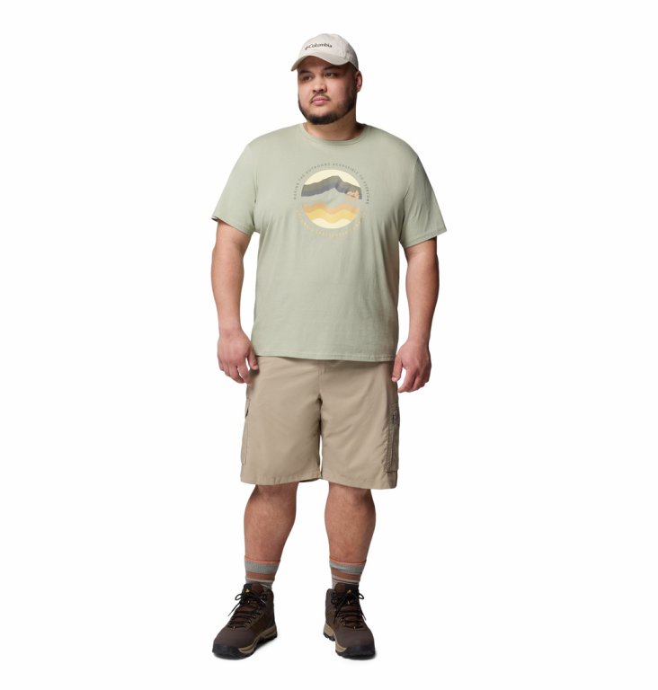 Футболка Columbia Path Lake™ Graphic Tee II M - бежева (великий розмір)