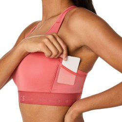 Компресійний бюстгальтер Asics Road Compression Bra W - рожевий