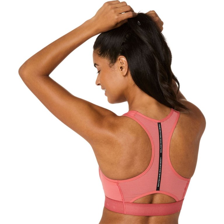 Компресійний бюстгальтер Asics Road Compression Bra W - рожевий