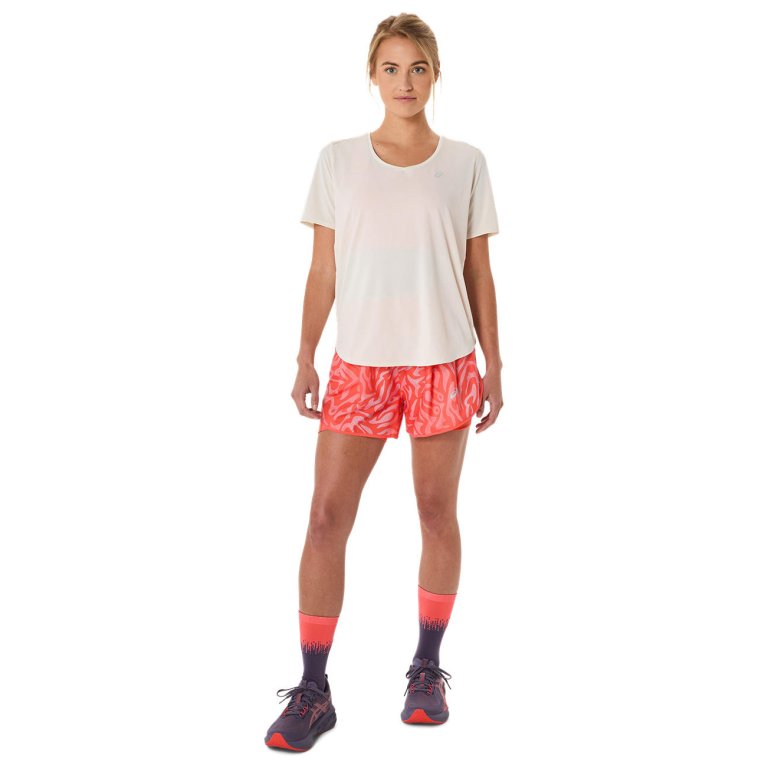 Шорти Asics Road All Over Print 2-N-1 3.5In Short W - помаранчеві