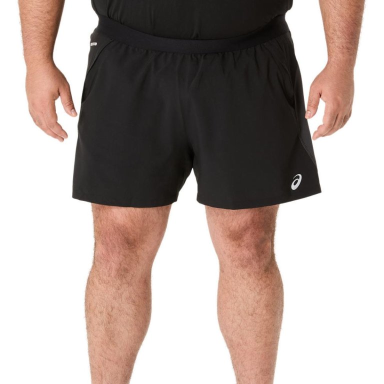 Шорти Asics Road 5In Short M - чорно / сірі