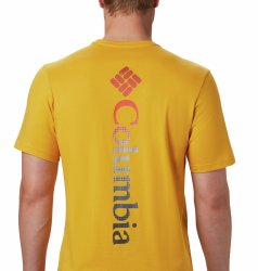 Футболка Columbia M Rapid Ridge™ Back Graphic - жовта