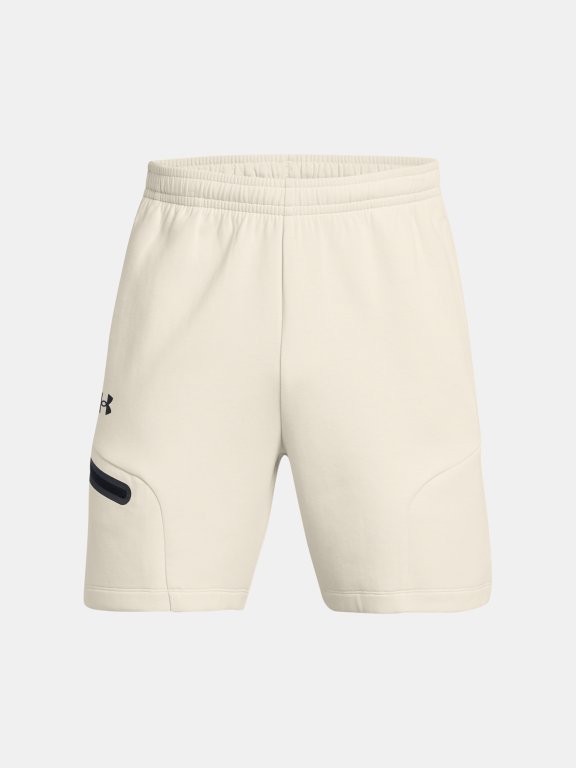 Kraťasy Under Armour Unstoppable Flc Shorts Man White