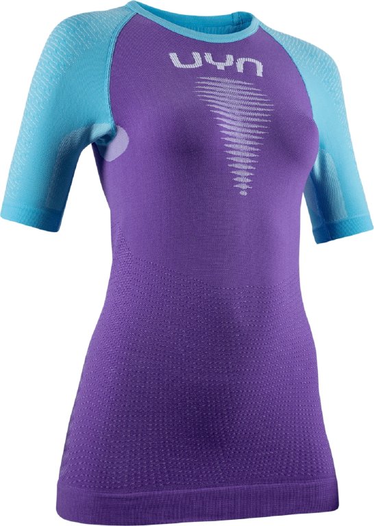 Футболка UYN Marathon OW Shirt SH SL W - фіолетово/синьо/біла