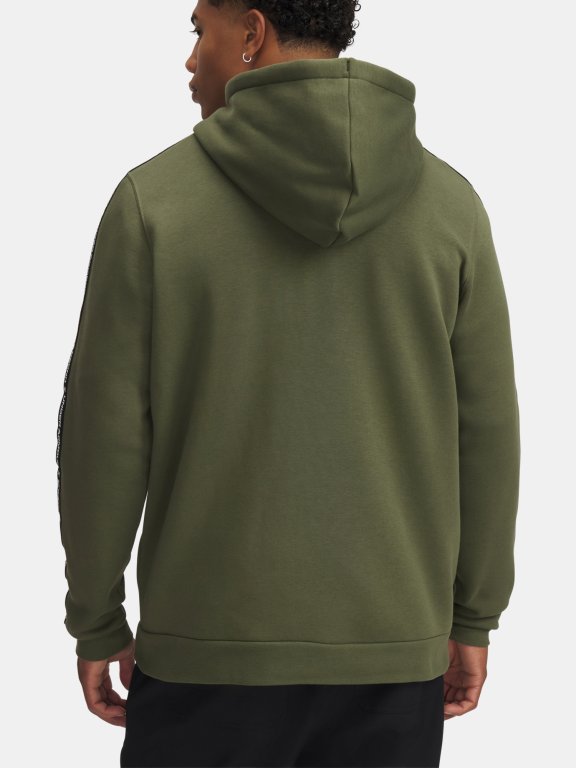 Худі Under Armour Icon Fleece FZ Taping Man зелене