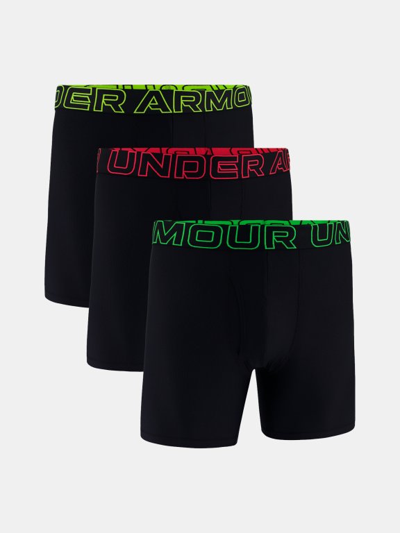 Труси Under Armour Perf Tech Mesh 6in Boxers (3шт) чорні