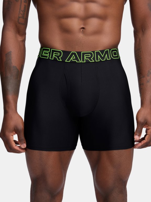 Труси Under Armour Perf Tech Mesh 6in Boxers (3шт) чорні