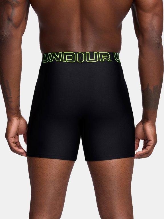 Труси Under Armour Perf Tech Mesh 6in Boxers (3шт) чорні