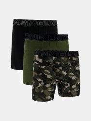 Боксери Under Armour Perf Cotton Nov 6in Boxers (3шт) зелені