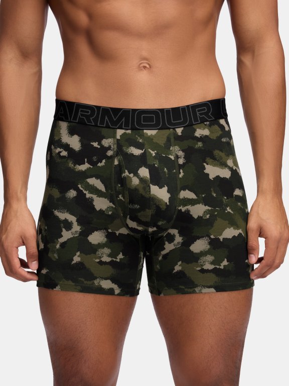 Боксери Under Armour Perf Cotton Nov 6in Boxers (3шт) зелені
