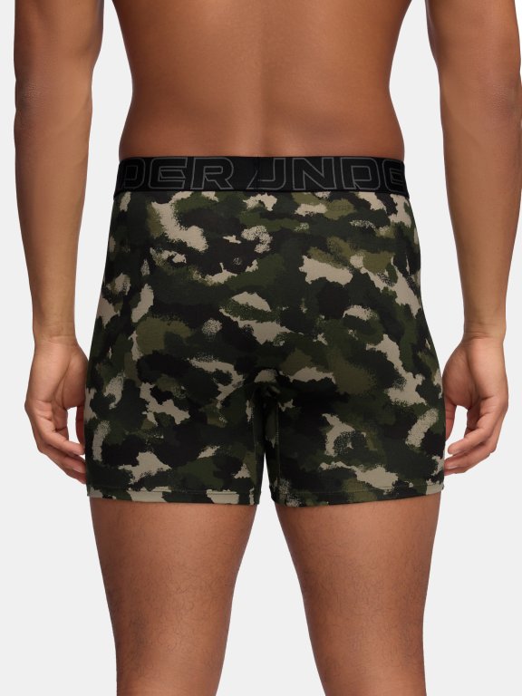 Боксери Under Armour Perf Cotton Nov 6in Boxers (3шт) зелені